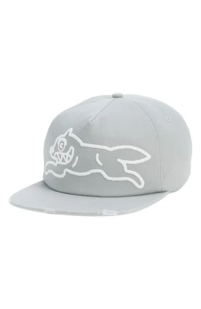 Icecream Rails Embroidered Logo Snapback Hat In Gray