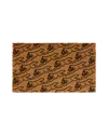 Icecream Repeat Running Dog Welcome Mat In Brown