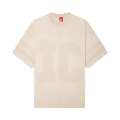 Pre-owned Icecream Roberts Short-sleeve Knit Jersey 'fog' | Grey | Men's Size S