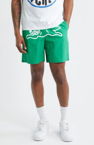 Icecream Runner Logo Shorts In Green