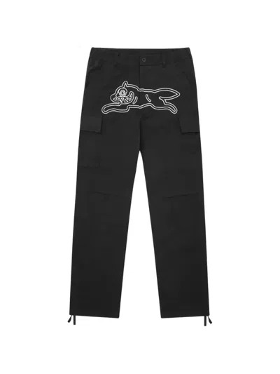 Icecream Running Dog Cargo Pants In Black