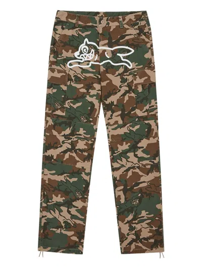Icecream Running Dog Cargo Trousers In Green