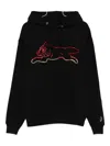 Icecream Running Dog Cotton Hoodie In Black