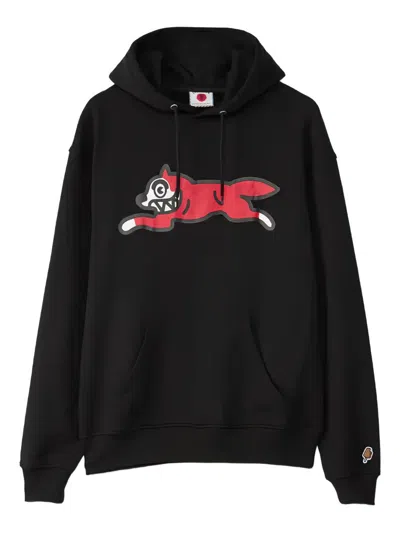 Icecream Running Dog Popover Hoodie In Black