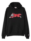 Icecream Running Dog Popover Hoodie In Black
