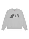 Icecream Running Dog Graphic-printed Crew-neck Sweatshirt In Gray