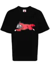 Icecream Running Dog Cotton T-shirt In Black