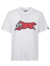 Icecream Mens White Running Dog Graphic-print Cotton-jersey T-shirt In White