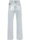 Icecream Sky Blue Running Dog Denim Jeans In Blue