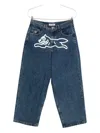 Icecream Dog-motif Jeans