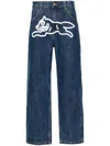 Icecream Running Dog Denim Jeans In Blue