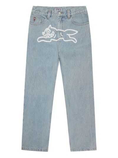 Icecream Kids'  Running Dog Denim Jeans In Gray