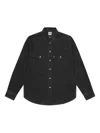 Icecream Boys Men's Black  Running Dog Denim Shirt In Black