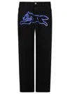 Icecream Running Dog Double Scoop Jeans In Black