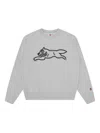 Icecream Running Dog Graphic-printed Crew-neck Sweatshirt In Gray