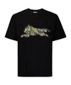 Icecream Running Dog Graphic T-shirt In Black