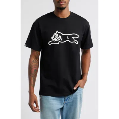 Icecream Running Dog Graphic T-shirt In Black