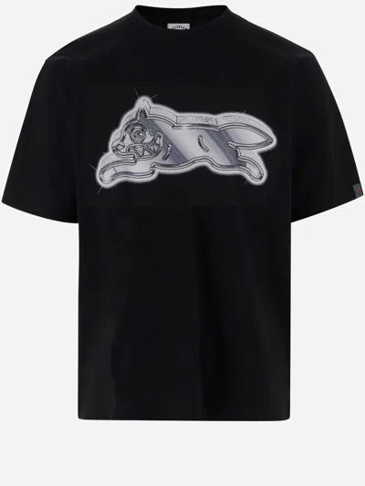 Icecream Running Dog Graphic T-shirt In Black