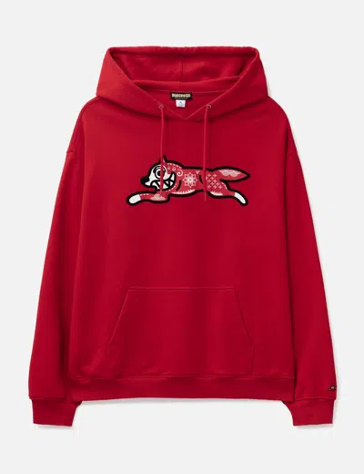Icecream Running Dog Hoodie In Red