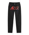 Icecream Black Running Dog Double Scoop Jeans In Black