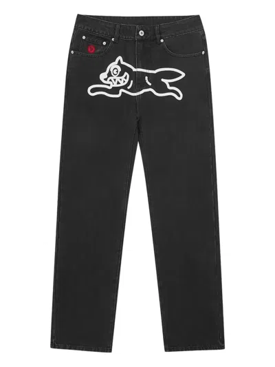 Icecream Running Dog Jeans In Black