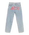 Icecream Running Dog Denim Jeans In Light Blue