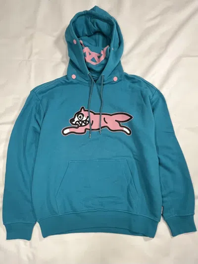 Pre-owned Icecream Running Dog Mask Hoodie L In Blue