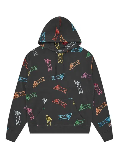 Icecream Running Dog Popover Hoodie In Black