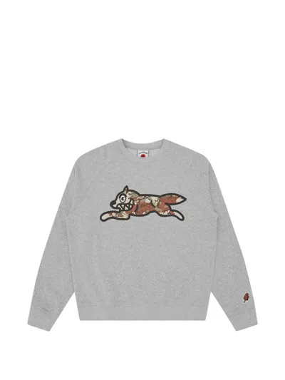 Icecream Running-dog Print Sweatshirt In Gray
