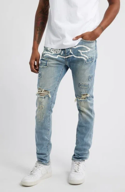 Icecream Running Dog Ripped Jeans In Chocolate Chip