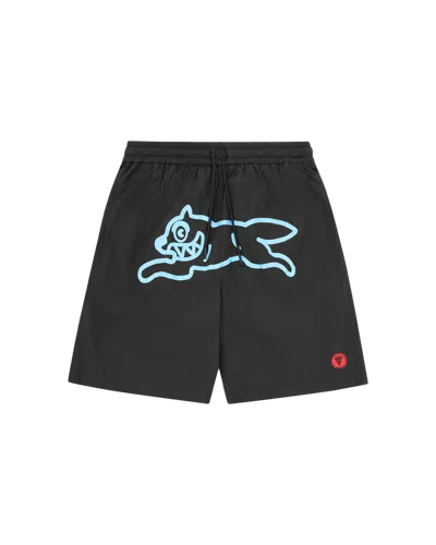 Icecream Kids' Running Dog Swim Shorts In Black