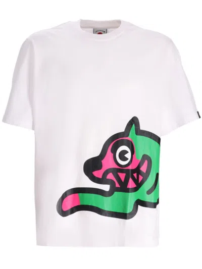 Icecream Running Dog T-shirt In White