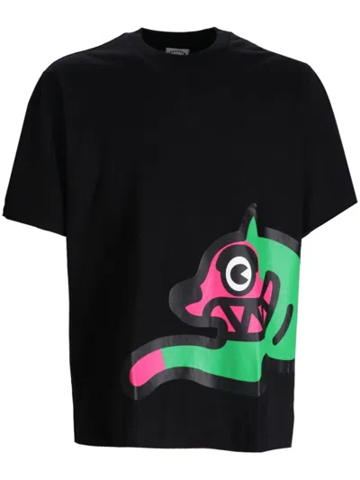 Icecream Running Dog T-shirt In 黑色