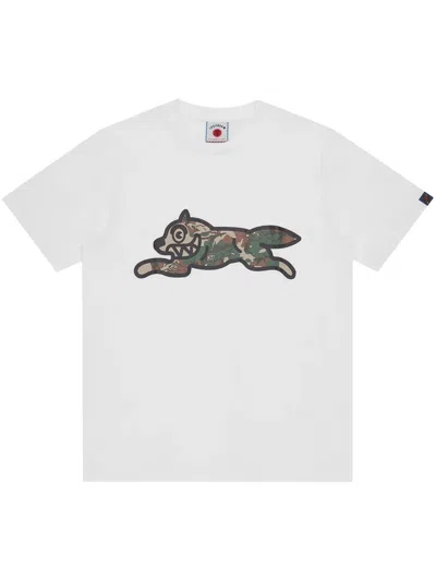 Icecream Running Dog Woodland T-shirt In White