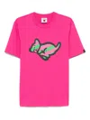 Icecream Running Puppy T-shirt In Pink