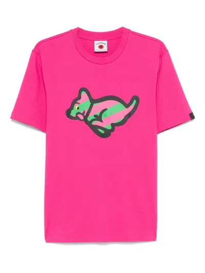 Icecream Running Puppy T-shirt In Pink