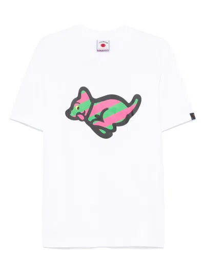 Icecream Running Puppy T-shirt In White