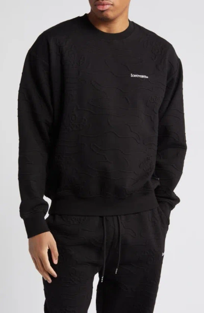 Icecream Sabin Sweatshirt In Black