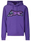 Icecream Satin Running Dog Popover Sweatshirt In Purple
