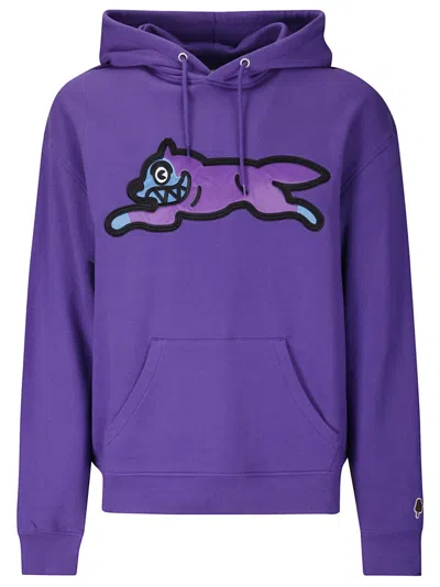 ICECREAM SATIN RUNNING DOG POPOVER SWEATSHIRT