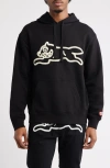 Icecream Sauce Logo Appliqué Hoodie In Black