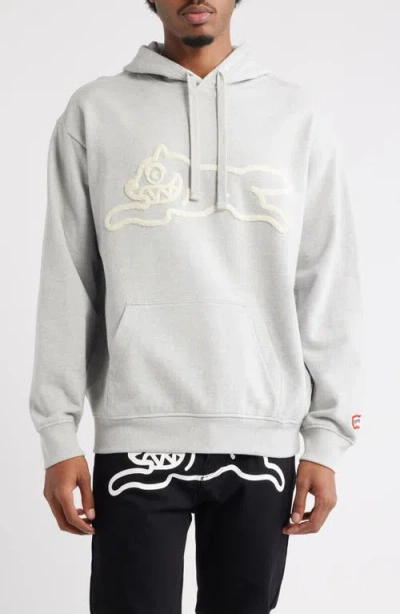 Icecream Sauce Logo Appliqué Hoodie In Gray