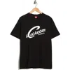 Icecream Script Logo Graphic T-shirt In Black