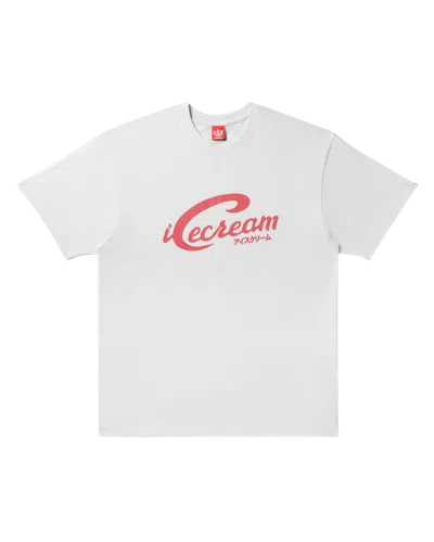 Icecream Kids' Script Tee In White