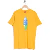 Icecream Sherbert Graphic T-shirt In Saffron