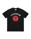 Icecream Signet Logo T-shirt In Black
