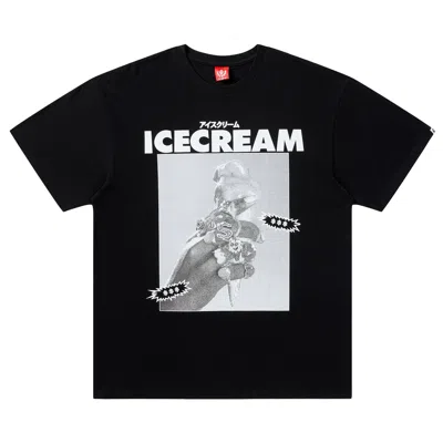 Pre-owned Icecream Sip Short-sleeve Tee 'black' | Men's Size M