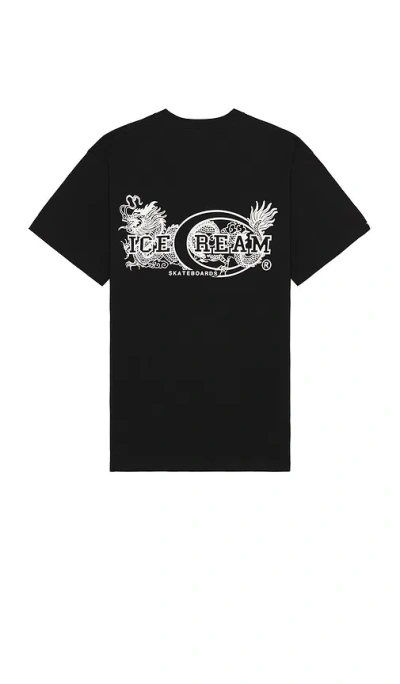 Icecream Skateboards Tee In 黑色