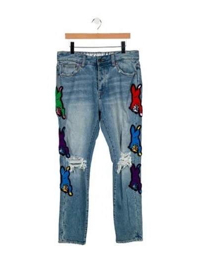 Pre-owned Icecream Slim Fit Jeans In Blue