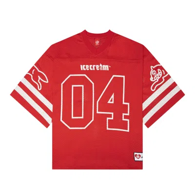 Pre-owned Icecream Slushie Short-sleeve Knit Jersey 'salsa' | Red | Men's Size S